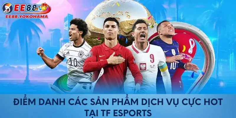 Điểm danh các sản phẩm dịch vụ cực hot tại TF Esports